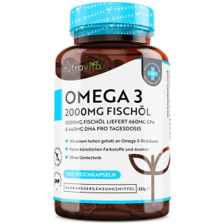 Omega 3 Kapseln hochdosiert 240-2000mg Fischöl Kapseln